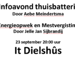 Infoavond thuisbatterij Dielshûs